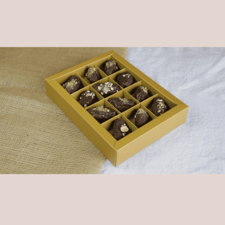 Ramadan box chocolate-covered Medjool dates filled with premium nut butters small